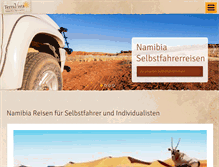 Tablet Screenshot of namibia-reise.de